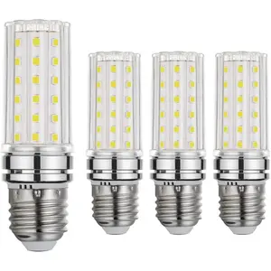 E26 LED Bulb, 12W White 6000K LED Bulbs, 80-100 Watt Light Bulbs Equivalent, E26 Screw Base,1200 Lumens LED Lights (4 Pack White)