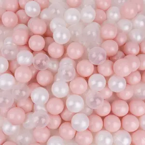 40Pcs Soft BPA-Free Plastic Pool Balls, Durable & Anti-Pressure Toy Balls for Kids, Perfect for Pools, Ball Pit, Games,Parties, Baby Games & More!