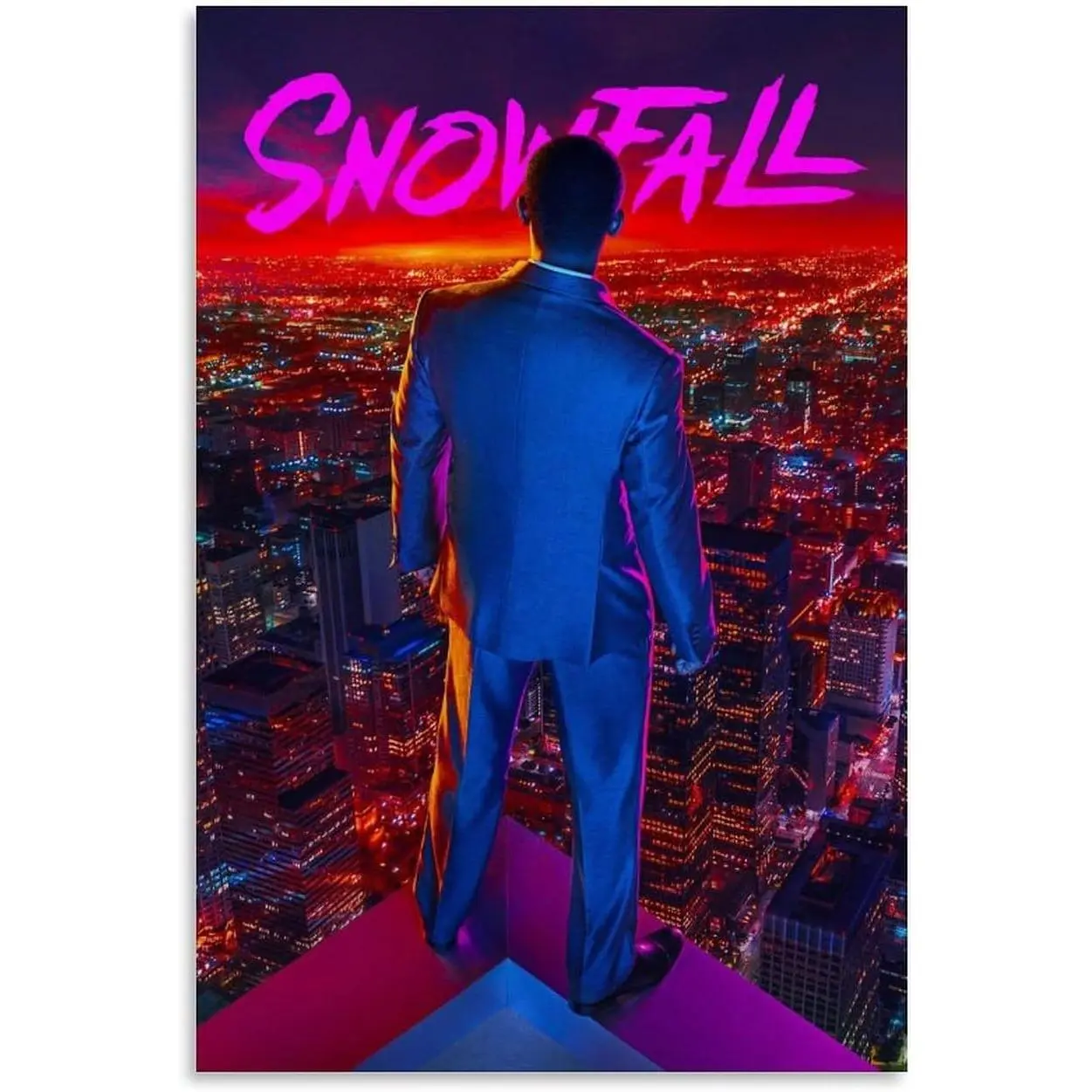 Snowfall Crime Movie Poster Drug Dealer Art Poster Room Aesthetic Poster Canvas Poster Wall Art Decor Print Picture Paintings for Living Room Bedroom Decoration