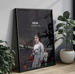 Cristiano Ronaldo "Calma" 2012 Camp Nou  Poster Unframed  | Iconic Poster Unframed  | Wall Decor| Home Decor | Poster Unframed   | CR7