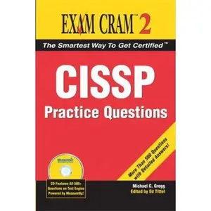 USED-Cissp Practice Questions: Exam Cram 2 by Michael Gregg (Paperback)