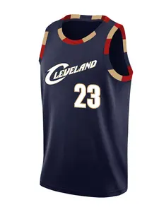 Men's 23 Basketball Jersey Blue Letter & Number Embroidery Tank Top, Loose Casual Sleeveless Top for Daily Wear, Men's Top for All Seasons