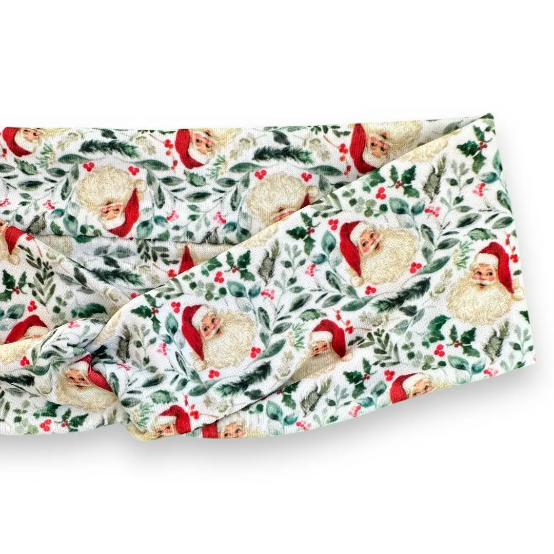 Vintage Santa Knotties Headband