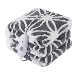 Electric Blanket Full Size 72×84 Inches Fast-Heating And Durable Brushed Fleece Material 5 Heating Levels 10-Hour Smart Auto-Shutoff, Suitable For Beds, Sofas And Offices, Perfect For Winter Warmth, Ideal Gift For Halloween, Christmas And Other Festivals