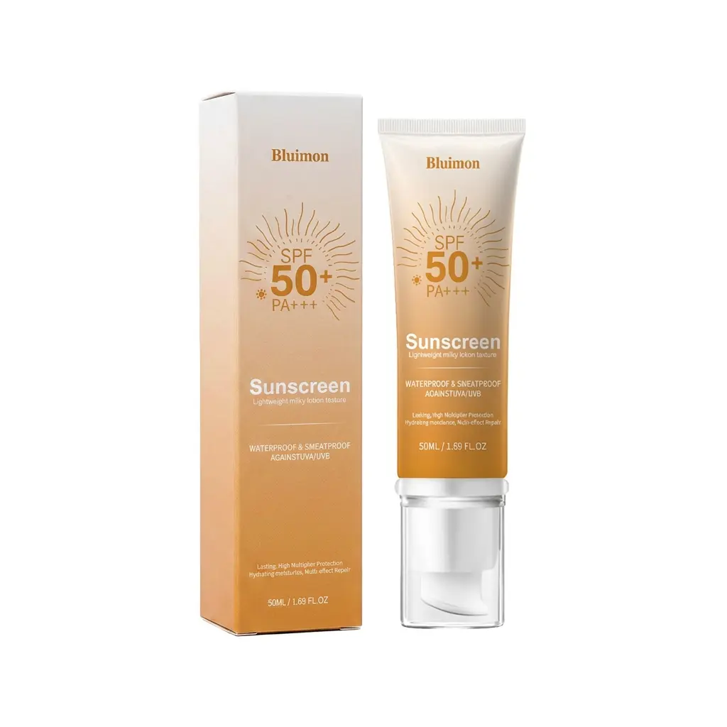 3 Pack Tinted Facial Sunscreen SPF 50+ PA+++, Moisturizing Tone-Up Sun Protection, Water-Resistant and Non-Greasy for All Skin Types, Tinted Sunscreen