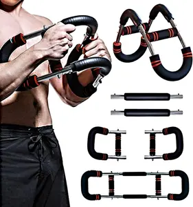 Twister Arm Trainer, 3 Strength Adjustable Chest Workout Equipment, U-Shape Twister Arm Exerciser, Forearm Triceps Chest Enhanced Exercise Strengthener, Portable Power Twister Bar, Detachable Design