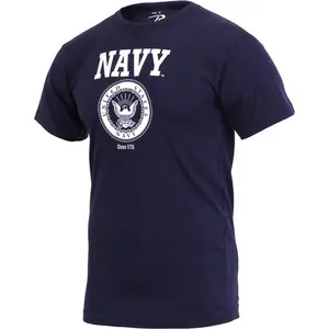 Navy Blue - Official US Navy Emblem "Since 1775" T Shirt