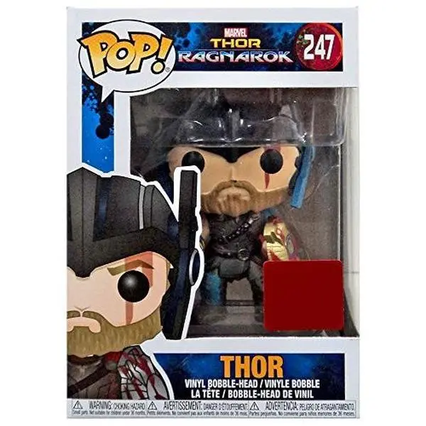 Funko POP! Marvel Thor Ragnarok Thor #247 [Gladiator] Collector Corps Exclusive