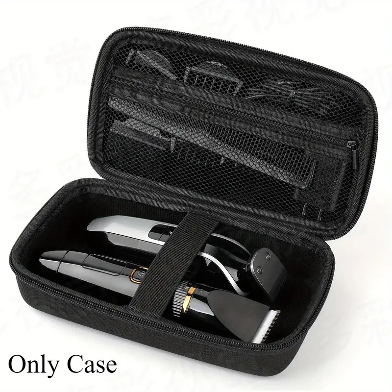 Hair Clipper Barber Storage Case - Portable Travel Gear Organizer Box for Hatteker, oneisall, Ufree, Novah Finisher Liner (Case Only)