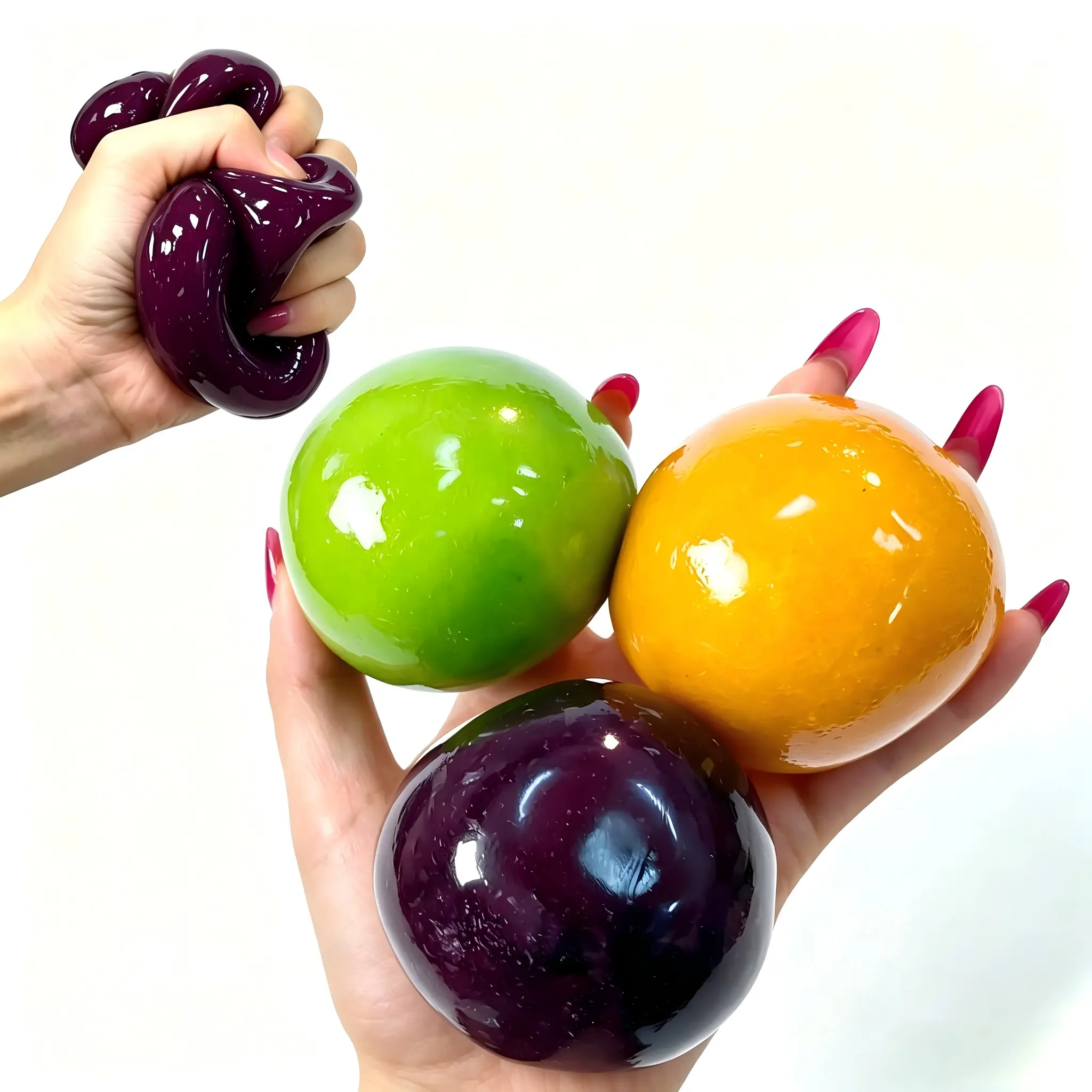 Party Favor Squish Ball, Soft Gel Slush Squeeze Toy With Crunching ASMR Sound, Unisex Sensory Fidget Gift For Party Guest, Stress Relief For Kids & Adults