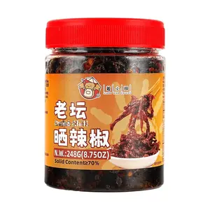 JXC Lao Tan Sun Dried Chili Paste 248g - Spicy Fermented Chili Sauce for Rice & Noodles, Authentic Chinese Flavor