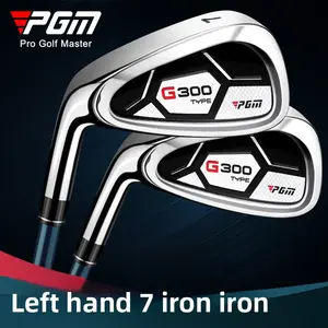 PGM Golf Club – Men's Left-Handed 7-Iron: Stainless Steel Head, Beginner Practice Club