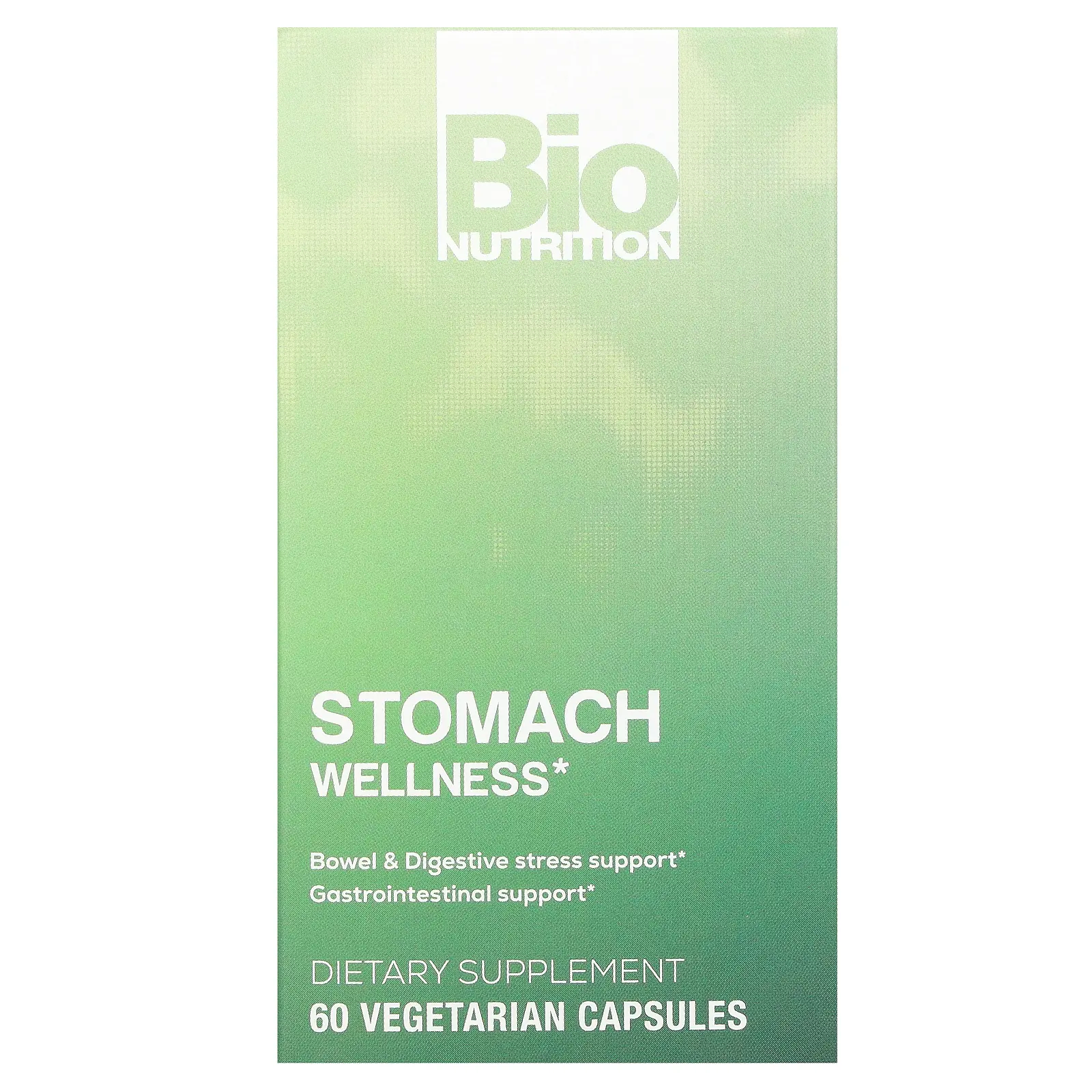 Bio Nutrition Stomach Wellness, 60 Vegetarian Capsules