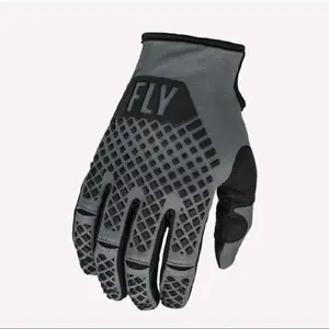 Fly Racing Gloves Size XL - Gray and Black Design with Textured Grip for Enhanced Performance