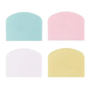 Silicone Dough Scraper Non-Stick Food Grade Tool for Cutting and Shaping Dough, Perfect Ramadan Desserts and Home Baking