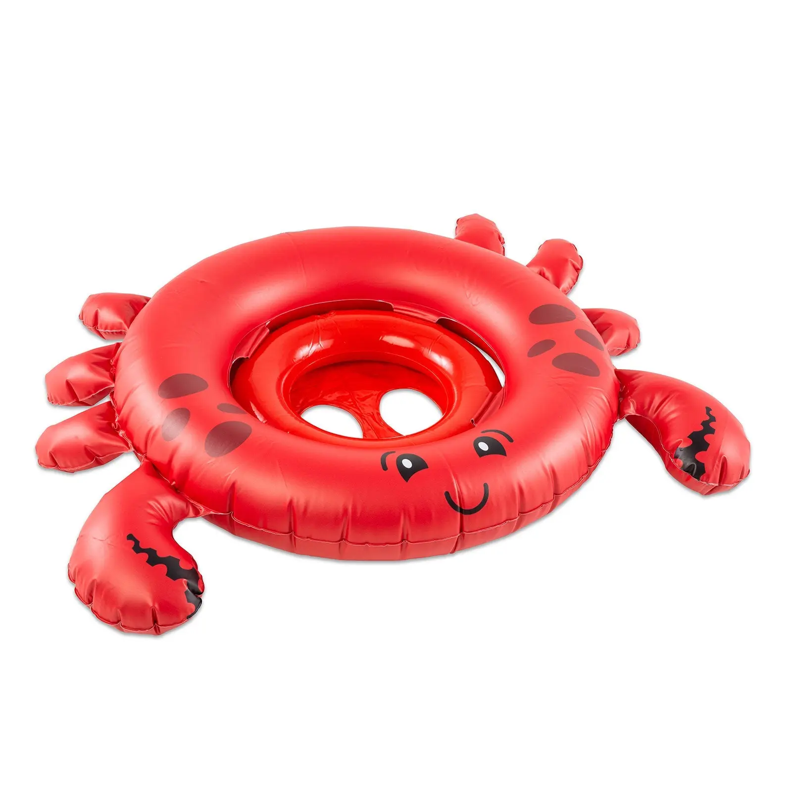 Inflatable Crab Lil' Float - Unisex Kids' Water Sports Swimming Float with Dual Chambers, Comfy Leg Openings, Stable Safety Design for Pools/Lakes