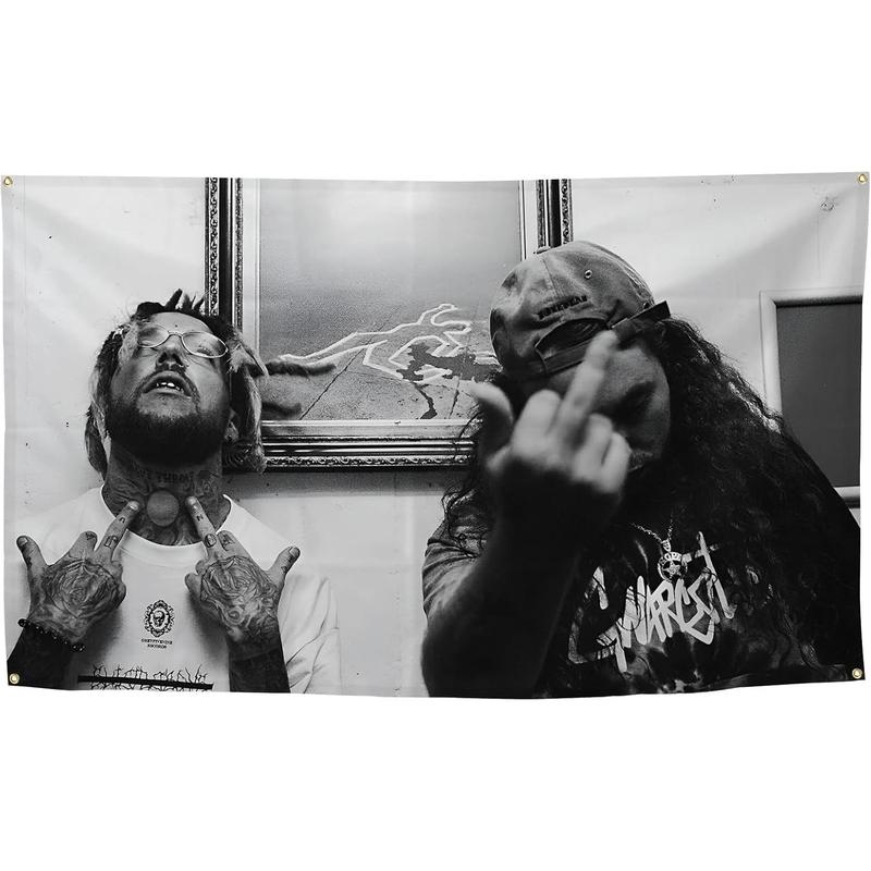 $uicideboy$ Music Theme Boys Flag, G59 Flag Suitable For Indoor And Outdoor Decorate for College Dorm Room,Parties, travel, filming, events, festivals Decor Wall tapestry