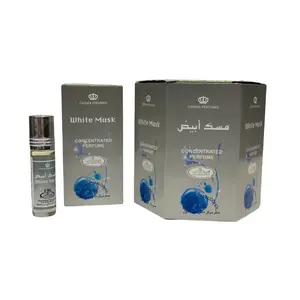 (Pack of 6) White Musk - 6ml Perfume Oil Roll-On by Al-Rehab