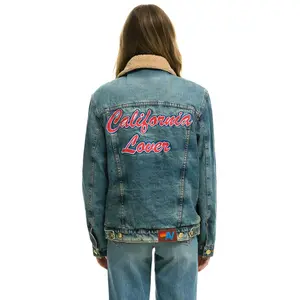 CALI LOVER RANCH SHERPA DENIM JACKET - VINTAGE