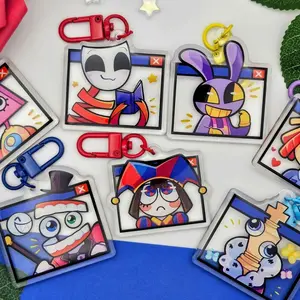 6 Ops Diffrent TADC Mini Acrylic Keychains | The Amazing Digital Circus Cutest Bag Charms