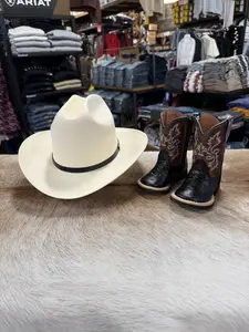 Newborn ( Natural ) Sinaloa Cowboy Hat X Boots