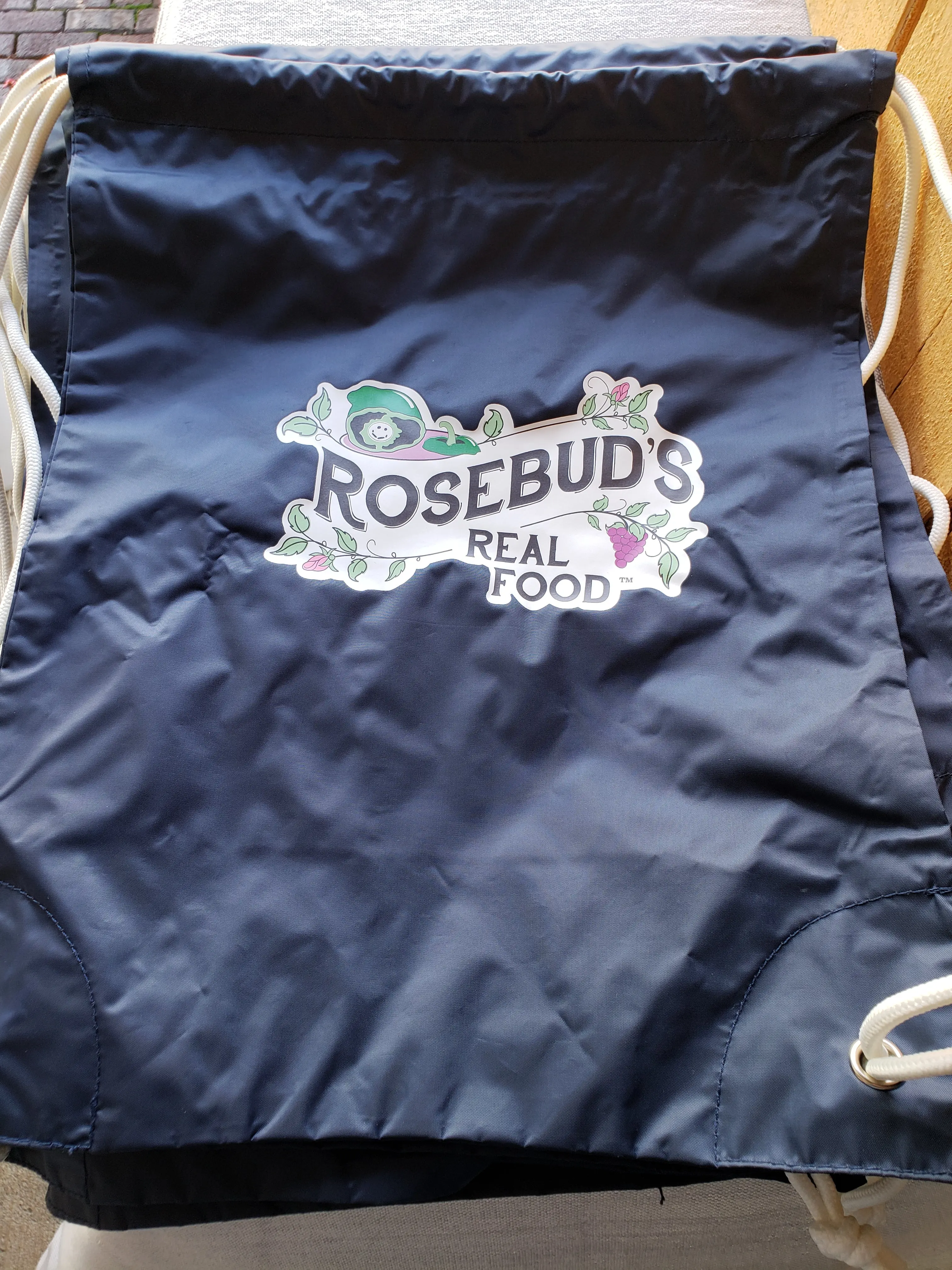 Rosebud's Drawstring Bag