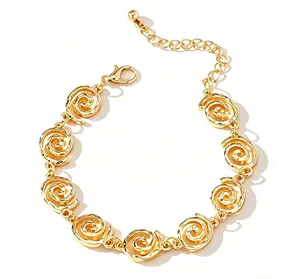 1-piece spiral symbol fashionable casual women's bracelet
