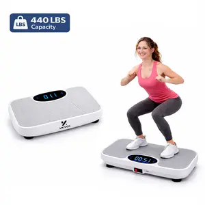 VKIVOX Exercise Platform Machine for Home Fitness Training, Multi-Speed Workout Equipment with Bluetooth Control