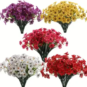 Artificial Flower, 10 Counts/set Faux Flower, Decorative Flowers for Home Party Wedding, Home Decor Supplies, Room Decor, Home Decor, Decoration