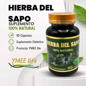 Suplemento Hierba del Sapo 100 % Natural, contiene 90 cápsulas