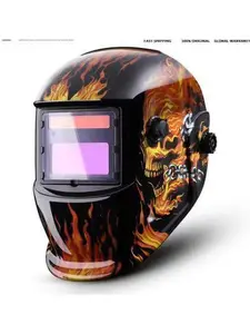 1 Piece Professional Auto Darkening Welding Helmet - True Color Display, Adjustable Shade 4/9-13, Universal for TIG/MIG/Arc Welding, Heavy-Duty Plastic, for Welders Splash