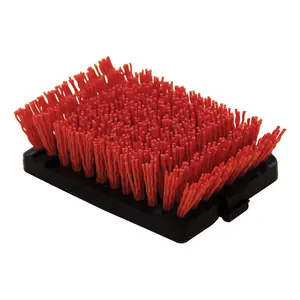 Char-Broil  Cool-Clean Polypropylene Replacement Grill Brush Head, Black & Red
