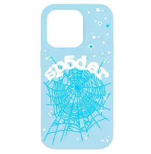 Blue Spider Phone Case ️ | Streetwear Aesthetic Glossy Print Cover | Shockproof & Water-Resistant Protective Case for iPhone 17, 16, 15, 14, 13, 12, 11, X, 8, 7, SE