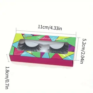 Festive Glitter False Eyelashes - Reusable Sequin Eyelashes, Natural to Fluffy C Curl, 3D Messy Effect, Suitable for Christmas and Halloween Makeup