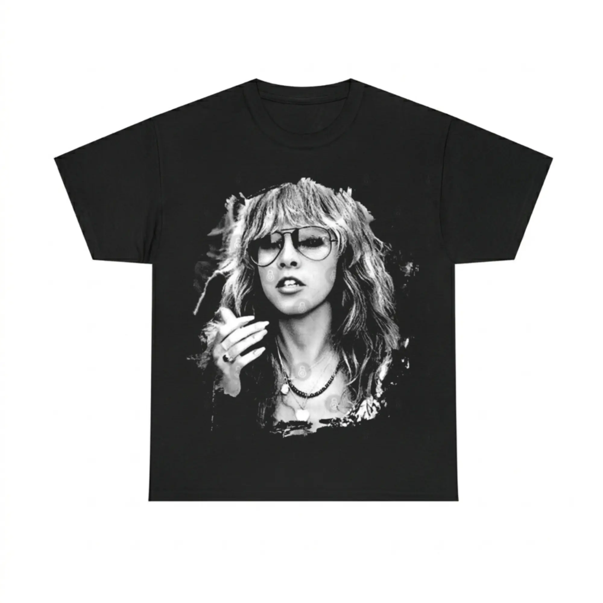 Stevie Nicks Is My Fairy Godmother T-Shirt, Hip Hop Vintage T-Shirt, Shirt Rap T-Shirt Gift for Fans Rap Music Y2K Cotton, Unisex Shirt Menswear Womenswear Streetwear Cotton Comfort