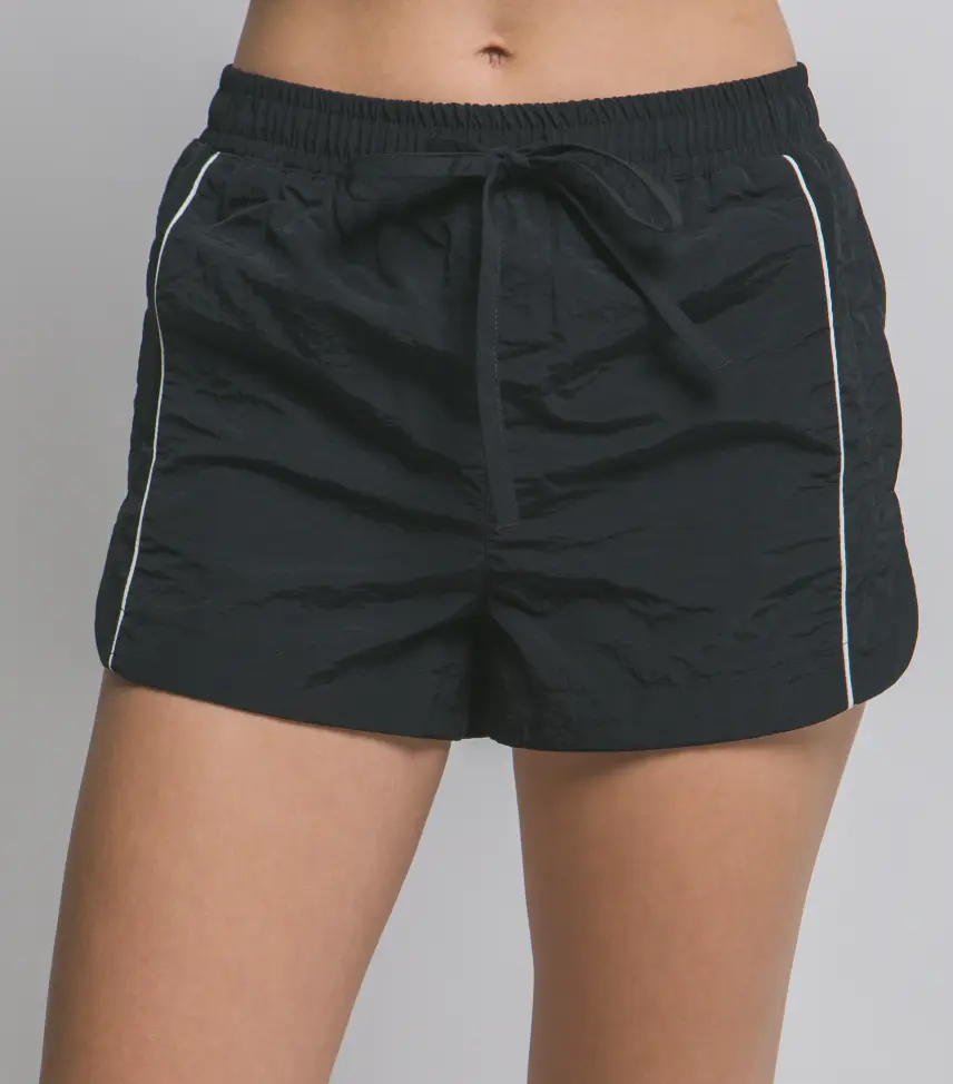 The Parachute Shorts- Black