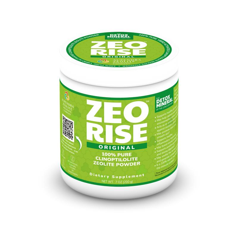 ZEORISE [Original] - 100% Natural Alkaline Zeolite Powder (VAM technology activated, Unflavored, 7.2 oz)