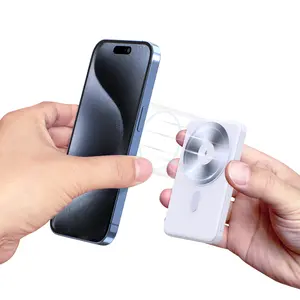 Ultra Slim Portable Charger, 5000mAh Magnetic Compact Power Bank High Speed Charging Battery Pack External Powerbank For iPhone 16 15 14 13