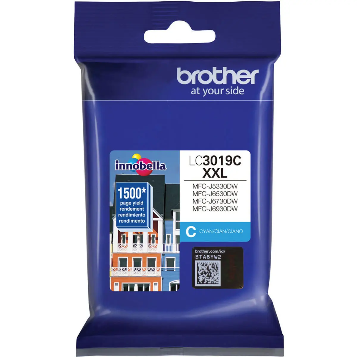 Brother Cyan Super High Yield XXL Ink-Jet Cartridge for MFC-J5330DW, MFC-J6530DW and MFC-J6930DW Printer, 1500 Page Yield