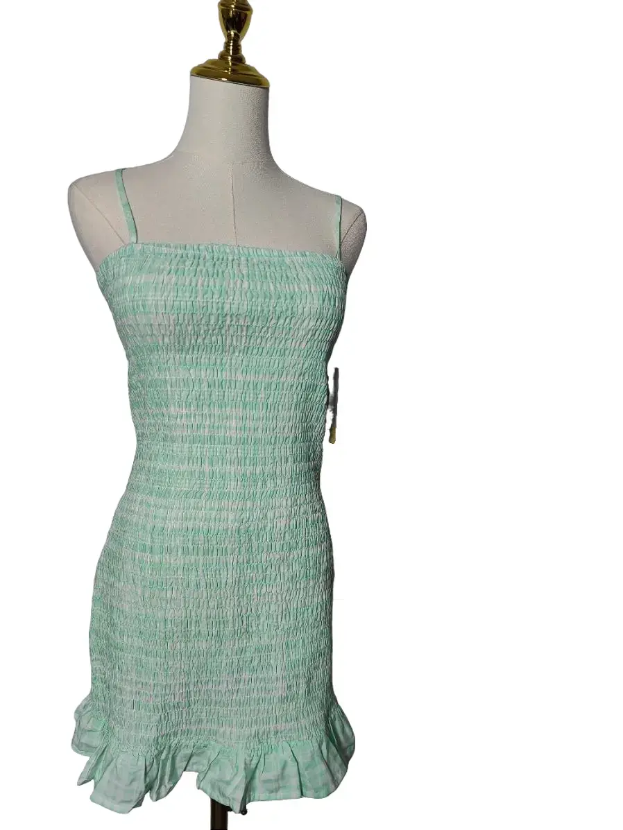 Wild Fable Women's Mint Green Dress - Off-the-Shoulder Sleeveless Ruffle Accents for Parties & Cocktail Events - TikTok Shop Wild Fable Women's Mint Green Dress - Off-the-Shoulder Sleeveless Ruffle Accents for Parties & Cocktail Events - TikTok Shop