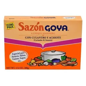 Goya Sazon  Con Culantro Y Achiote 3.52 Oz