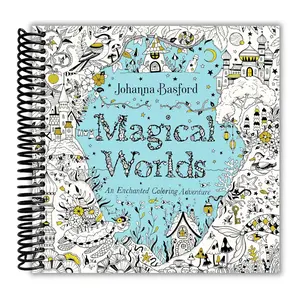 Magical Worlds: An Enchanted Coloring Adventure (Spiral Bound)