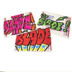 Random Blade Throwie Postal Sticker
