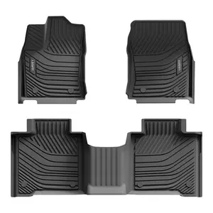 LASFIT Floor Mats Fit for 2022-2023 Toyota Tundra CrewMax Cab Only All Weather Car Liners