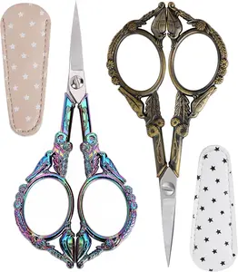 Crochet  Professional Grade Shears for sewing,Craft, Artwork, Crochet,trimming,Needlework,Yarn, Handicraft DIY Tool,Thread,Beauty Hair,4.5in
