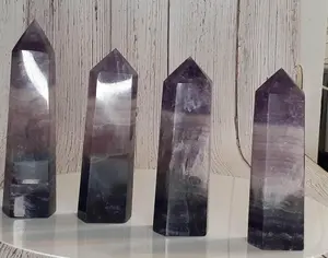 Large Pastel Purple Rainbow Fluorite Towers!