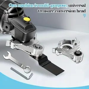M10-12pcs Grinding Machine Swivel Tool Adapter Kit, Multi-Functional Scroll Saw Blade Set, Ideal for Woodworking and Polishing