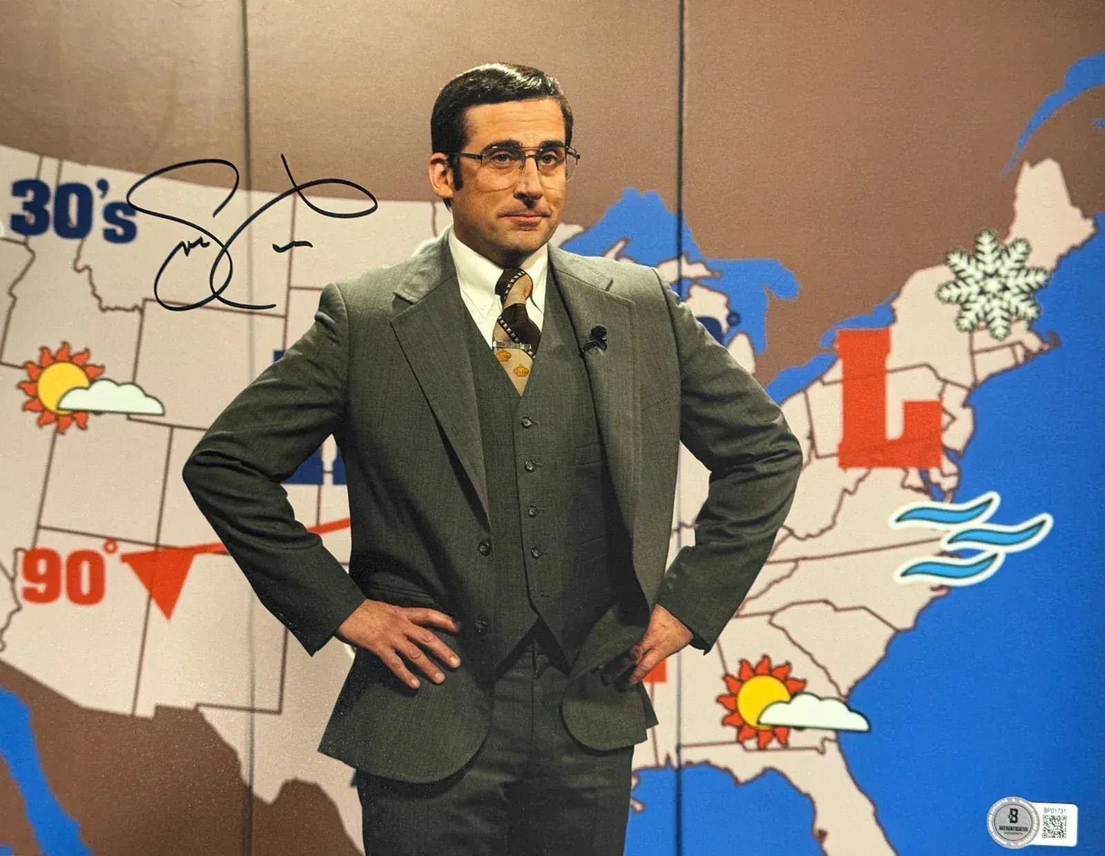 Steve Carell Authentic Autographed 11x14 Photo