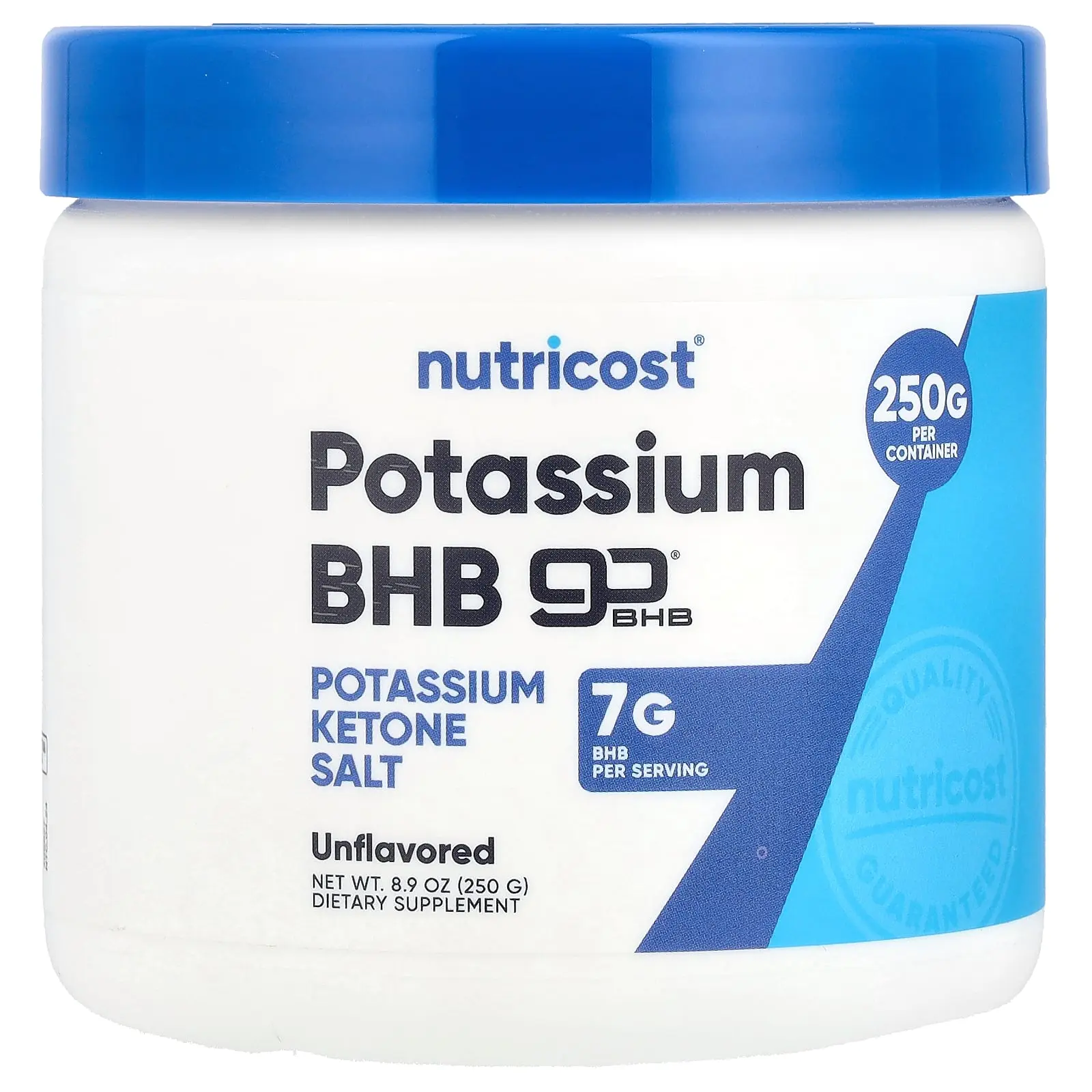 Nutricost Potassium BHB, goBHB®, Unflavored, 8.9 oz (250 g)