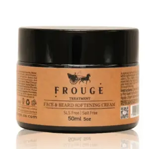 Face & Beard Softening Cream  – Treatment Series | Premium Moisturizing Beard & Face Cream for Men – Non-Greasy Formula with Argan Oil, Vitamin E & Jojoba – Softens Beard, Hydrates Skin